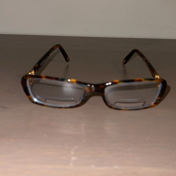 Tiffany and Co. Tortoiseshell Eye Glasses with Floral Rhinestone Detail - Picture 3 of 16